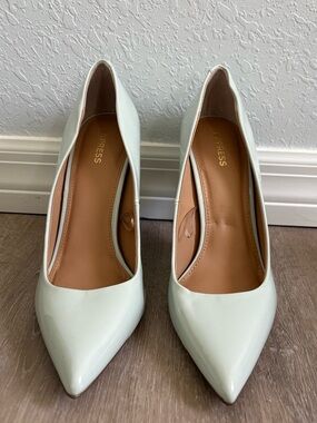 Express Mint Patent Pointed-Toe Pumps - Women's